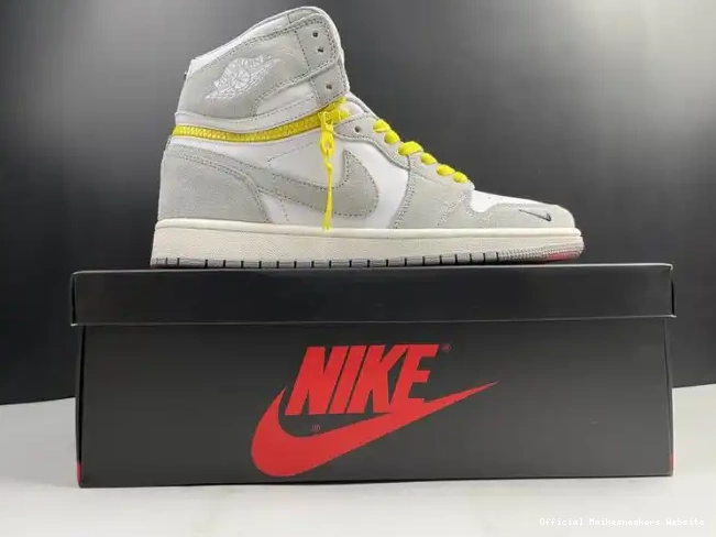 Official Maikesneakers Air High CW6576-100 Switch 1 Jordan Smoke Light 0511